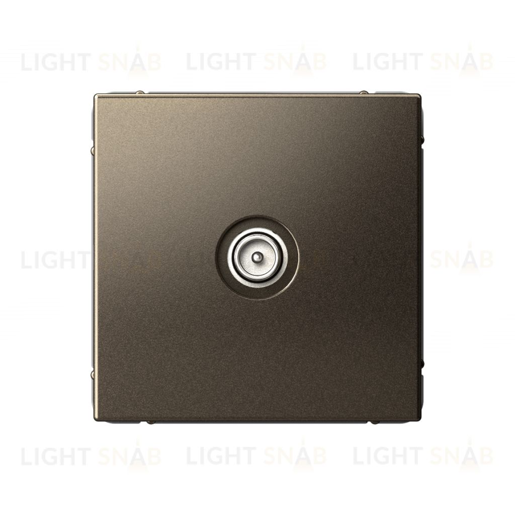 Розетка TV оконечная System Electric ArtGallery 1DB, мокко GAL000691 GAL000691