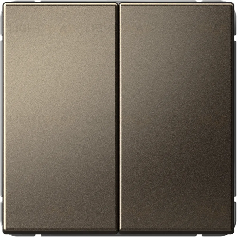 Выключатель двухклавишный System Electric ArtGallery 10А, мокко GAL000651S GAL000651S