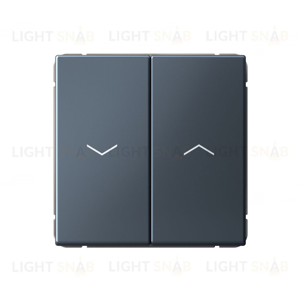 Выключатель управления для жалюзи и рольставней System Electric ArtGallery 10А/250В, грифель GAL000719 GAL000719