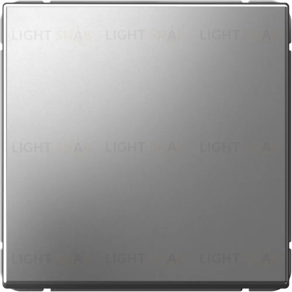 Выключатель одноклавишный кнопочный System Electric ArtGallery 10А, сталь GAL000915S GAL000915S