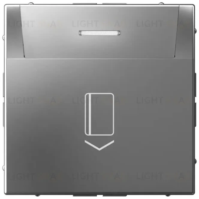 Карточный выключатель без задержки времени 10А/250 В~ System Electric ArtGallery, сталь GAL000914S GAL000914S