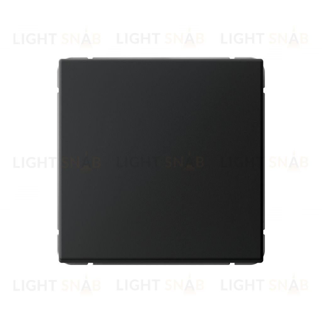 Выключатель одноклавишный кнопочный System Electric ArtGallery 10А, карбон GAL001015 GAL001015