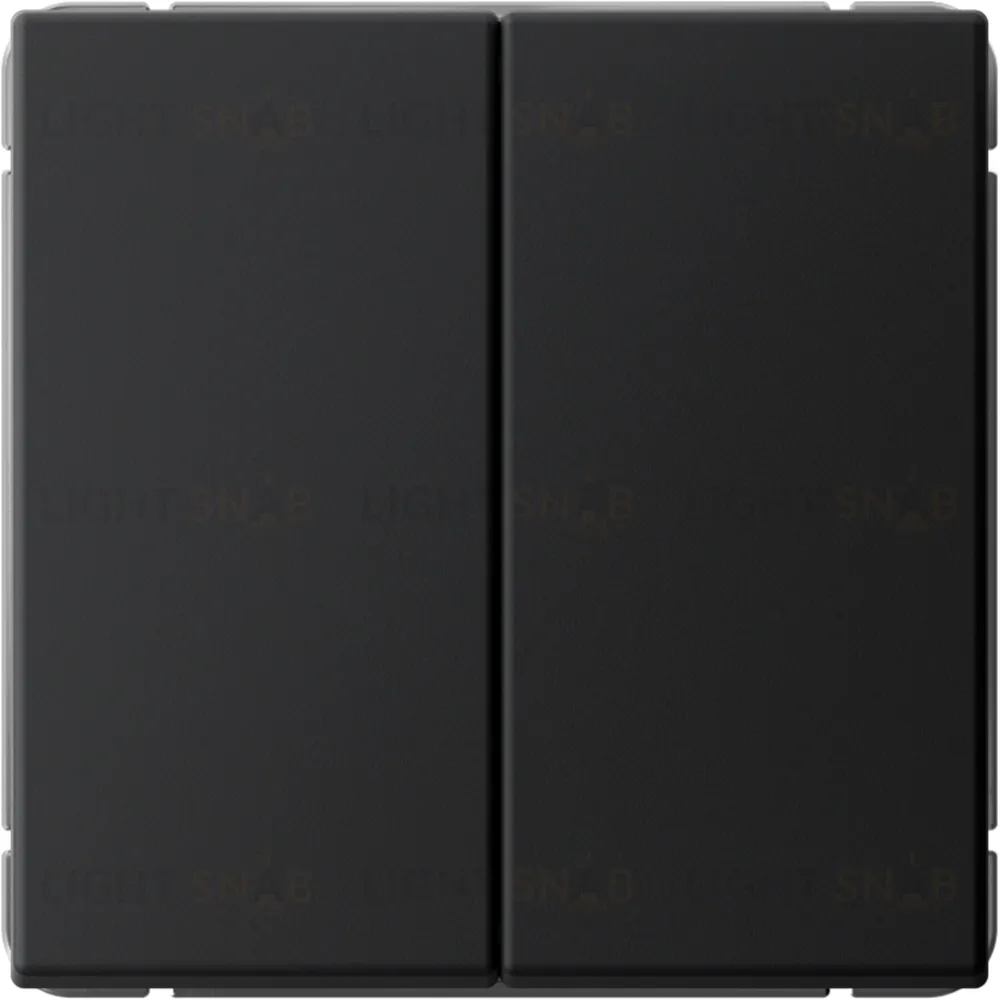 Выключатель двухклавишный System Electric ArtGallery 10А, карбон GAL001051S GAL001051S