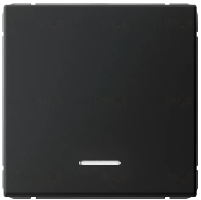 Выключатель одноклавишный с подсветкой System Electric ArtGallery 10А, карбон GAL001013S GAL001013S