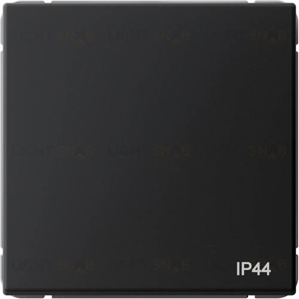 Выключатель одноклавишный проходной System Electric ArtGallery 10А IP44, карбон GAL441061S GAL441061S