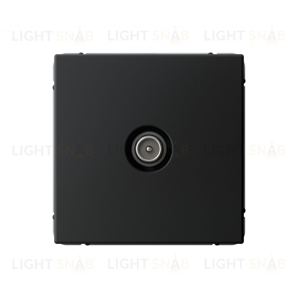 Розетка TV проходная System Electric ArtGallery 4DB, карбон GAL001092 GAL001092