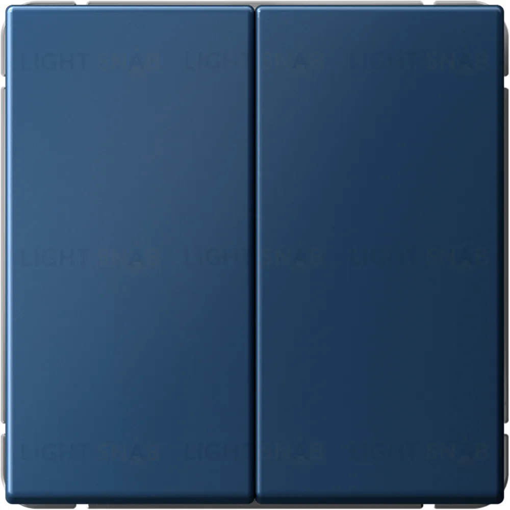 Выключатель двухклавишный System Electric ArtGallery 10А, аквамарин GAL001151S GAL001151S