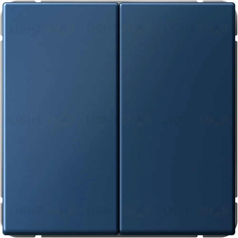 Выключатель двухклавишный проходной System Electric ArtGallery 10А, аквамарин GAL001165S GAL001165S