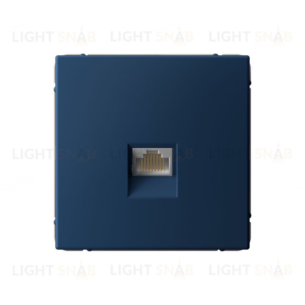 Розетка компьютерная одинарная System Electric ArtGallery RJ45 6A кат., аквамарин GAL001186 GAL001186