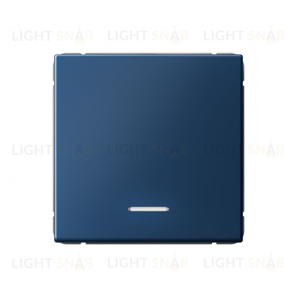 Выключатель одноклавишный с подсветкой System Electric ArtGallery 10А, аквамарин GAL001113 GAL001113