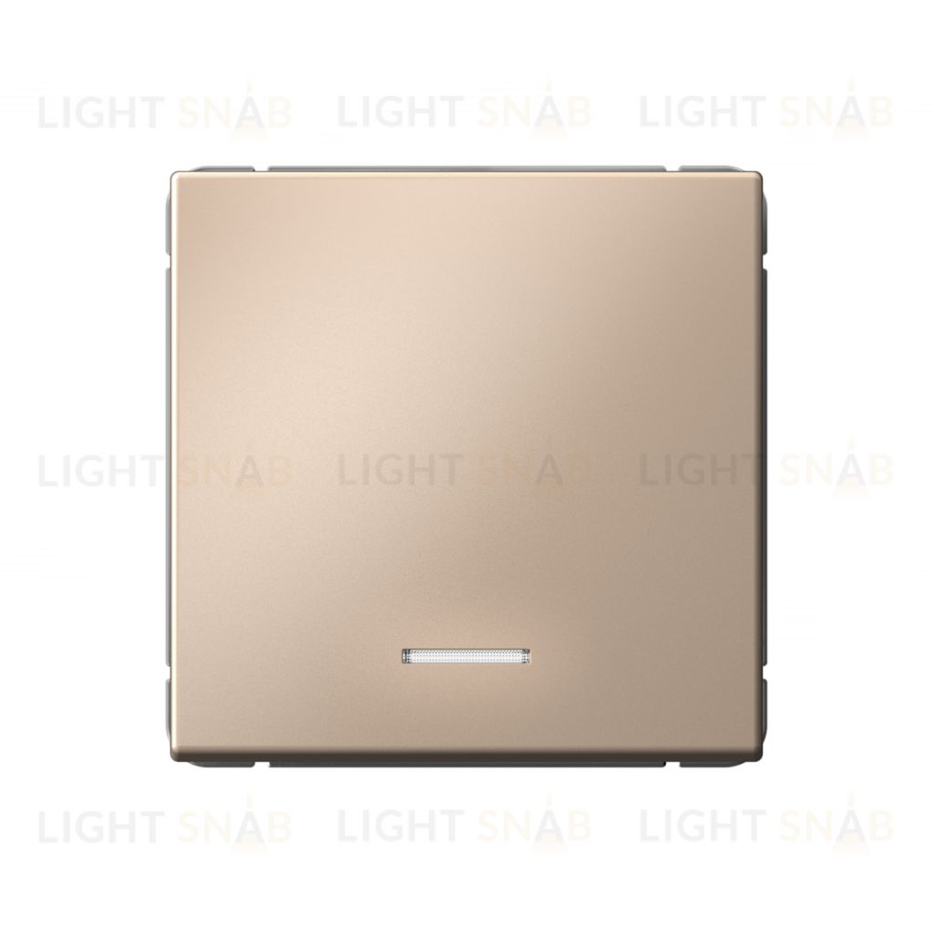 Выключатель одноклавишный с подсветкой System Electric ArtGallery 10А, песочный GAL001213 GAL001213