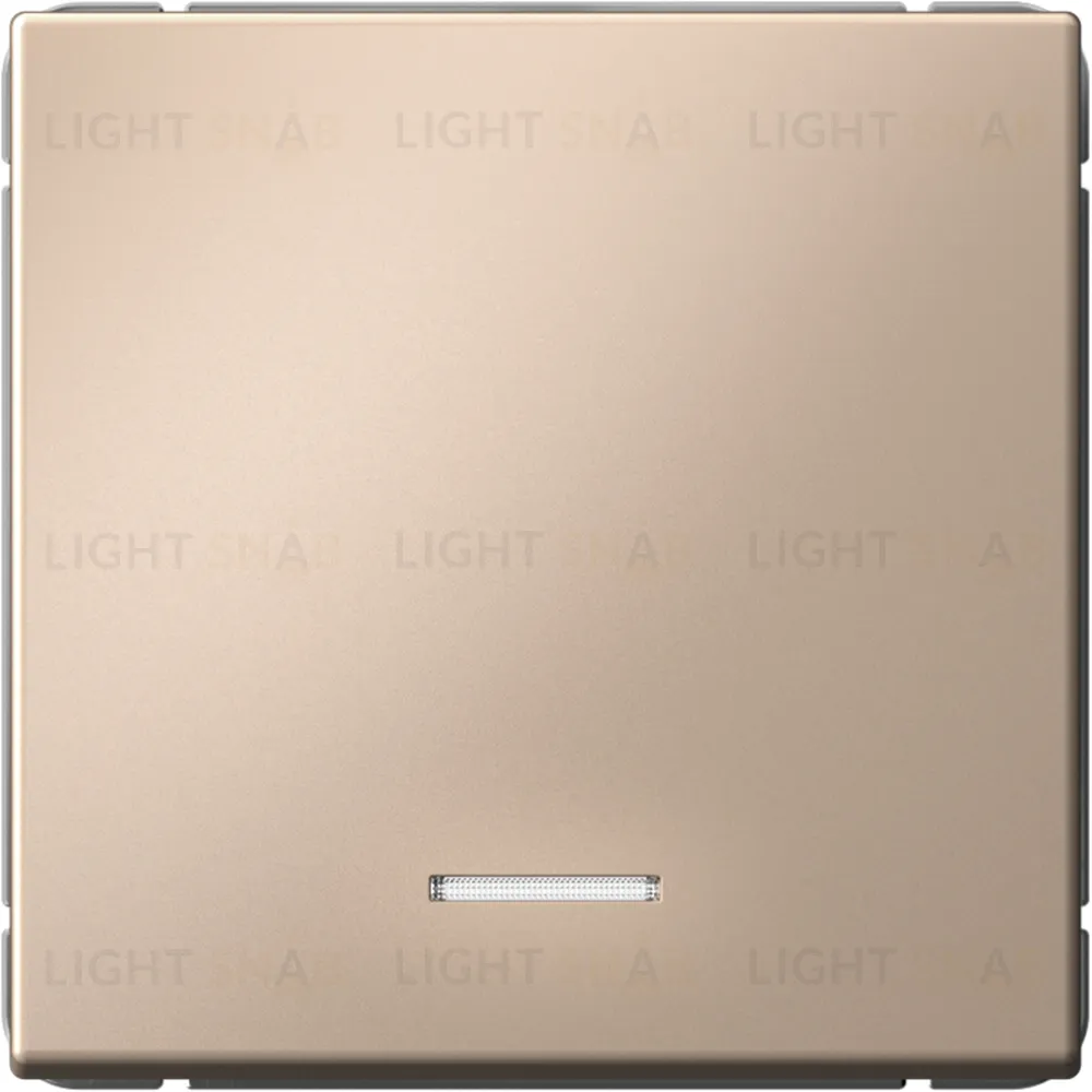 Выключатель одноклавишный с подсветкой System Electric ArtGallery 10А, песочный GAL001213S GAL001213S