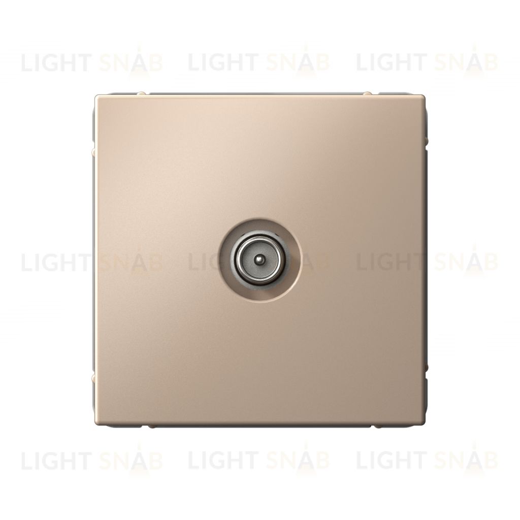 Розетка TV оконечная System Electric ArtGallery 1DB, песочный GAL001291 GAL001291