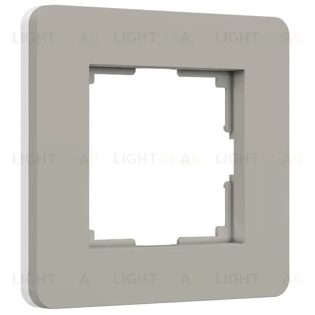 Рамка одинарная Werkel Split дымчатый-белый, soft-touch a067259 a067259