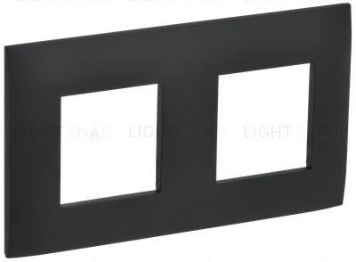 Рамка двойная IEK Skandy графит SK-M22-K53 SK-M22-K53