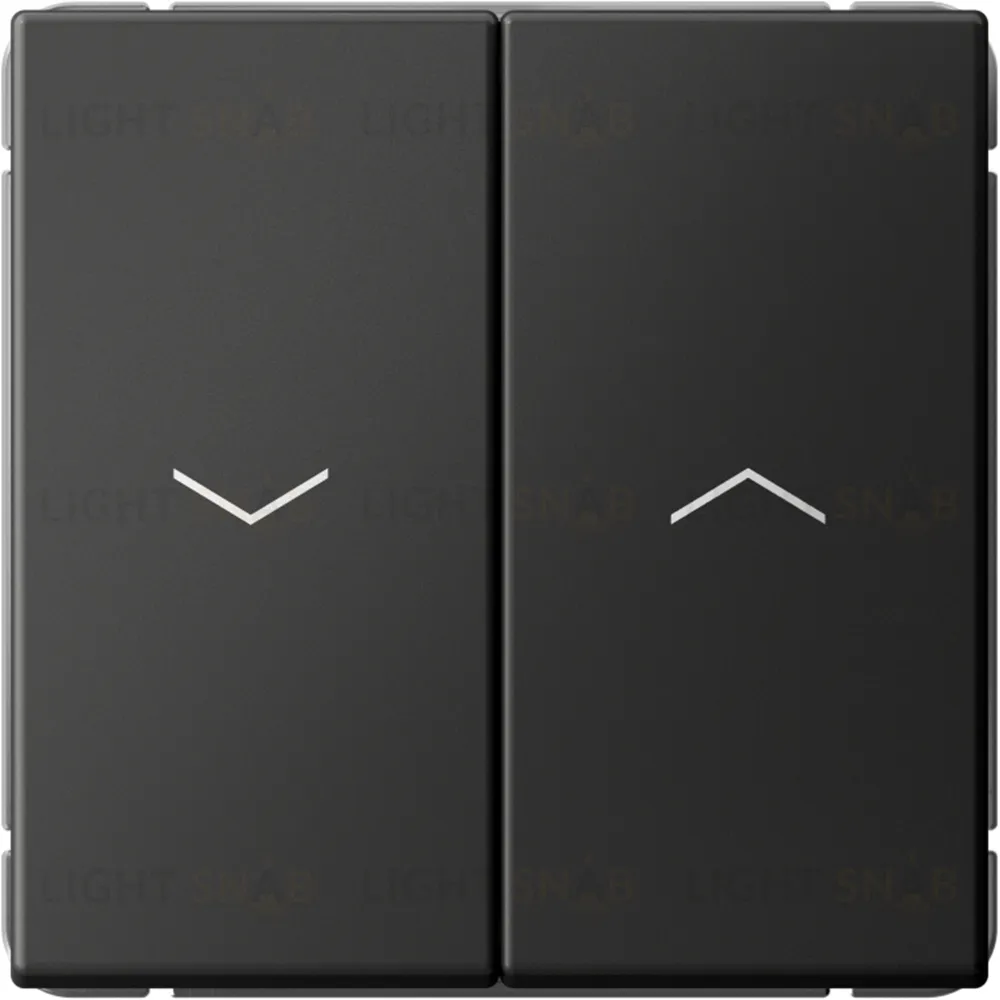 Выключатель управления для жалюзи и рольставней System Electric ArtGallery 10А/250В, базальт GAL001419S GAL001419S