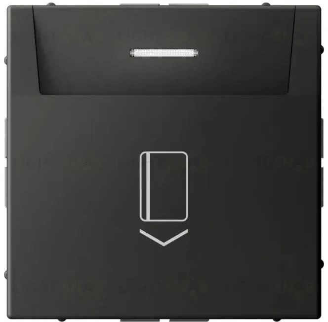 Карточный выключатель без задержки времени 10А/250 В~ System Electric ArtGallery, базальт GAL001414S GAL001414S