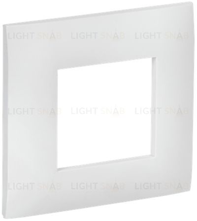 Рамка одинарная IEK Skandy арктический белый SK-M12-K01 SK-M12-K01