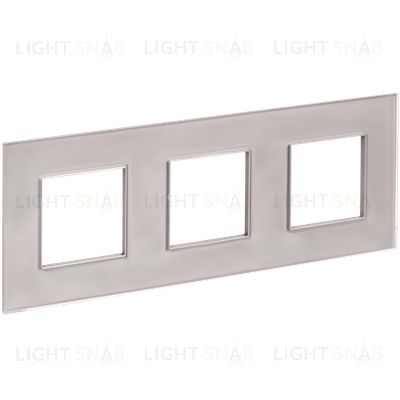 Рамка тройная IEK Skandy шампань стекло SK-M32-G-K37 SK-M32-G-K37