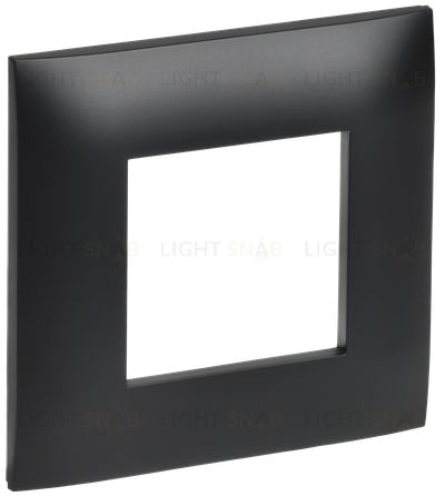 Рамка одинарная IEK Skandy черный SK-M12-K02 SK-M12-K02