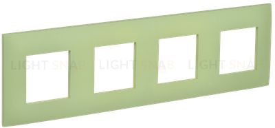 Рамка 4-местная IEK Skandy мятный SK-M42-K06 SK-M42-K06
