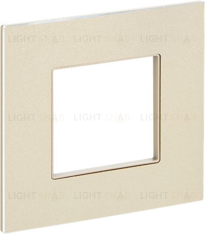 Рамка одинарная IEK Skandy шампань металл SK-M12-M-K37 SK-M12-M-K37