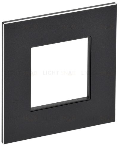 Рамка одинарная IEK Skandy черный металл SK-M12-M-K02 SK-M12-M-K02