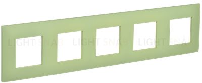 Рамка 5-местная IEK Skandy мятный SK-M52-K06 SK-M52-K06