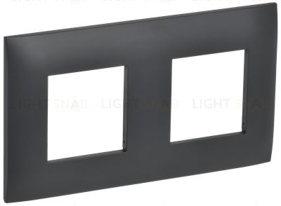 Рамка 2-местная IEK Skandy титан SK-M22-K48 SK-M22-K48