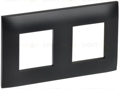 Рамка двойная IEK Skandy черный SK-M22-K02 SK-M22-K02