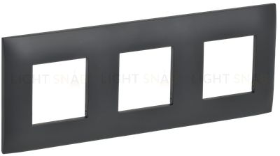Рамка 3-местная IEK Skandy титан SK-M32-K48 SK-M32-K48