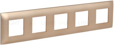 Рамка 5-местная IEK Skandy песочный SK-M52-K98 SK-M52-K98