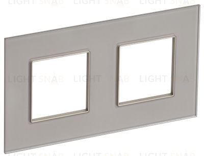 Рамка двойная IEK Skandy шампань стекло SK-M22-G-K37 SK-M22-G-K37