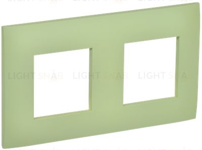 Рамка 2-местная IEK Skandy мятный SK-M22-K06 SK-M22-K06