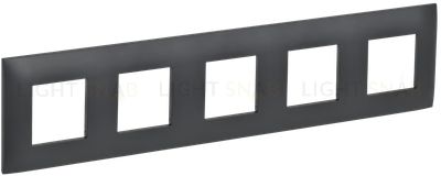 Рамка 5-местная IEK Skandy титан SK-M52-K48 SK-M52-K48