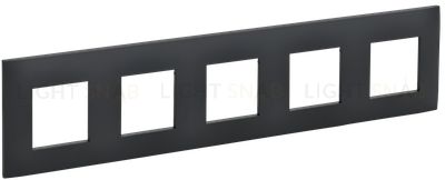 Рамка пятерная IEK Skandy графит SK-M52-K53 SK-M52-K53