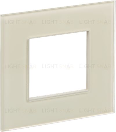 Рамка 1-местная IEK Skandy бежевое стекло SK-M12-G-K10 SK-M12-G-K10