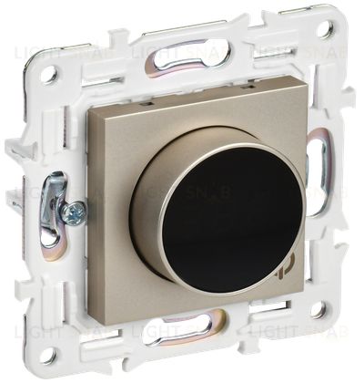 Термостат электронный с датчиком 2,4 м для теплых полов 16А, 3500Вт IEK Skandy шампань SK-RT11-K37 SK-RT11-K37