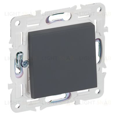 Выключатель 1-клавишный перекрестный 10А 10А IEK Skandy графит SK-V13-0-10-K53 SK-V13-0-10-K53