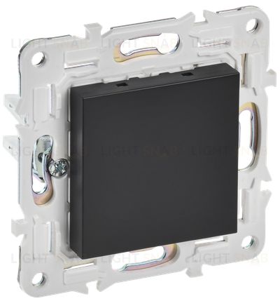 Заглушка с суппортом IEK Skandy, черный SK-PL10-K02 SK-PL10-K02