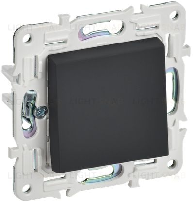 Выключатель 1-клавишный 10А IEK Skandy графит SK-V10-0-10-K53 SK-V10-0-10-K53