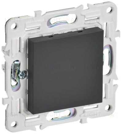 Заглушка с суппортом IEK Skandy, графит SK-PL10-K53 SK-PL10-K53