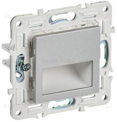 Подсветка белая LED встраиваемая 4000K IEK Skandy серебряный SK-FL20-K23 SK-FL20-K23