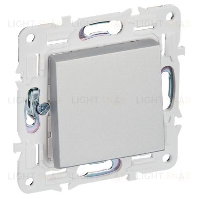 Выключатель 1-клавишный перекрестный 10А IEK Skandy серебряный SK-V13-0-10-K23 SK-V13-0-10-K23
