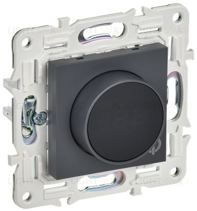 Термостат электронный с датчиком 2,4 м для теплых полов 16А, 3500Вт IEK Skandy титан SK-RT11-K48 SK-RT11-K48