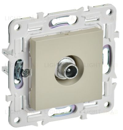 Розетка TV проходная IEK Skandy бежевый SK-A10-P-K10 SK-A10-P-K10