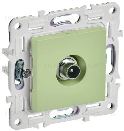 Розетка TV проходная IEK Skandy мятный SK-A10-P-K06 SK-A10-P-K06