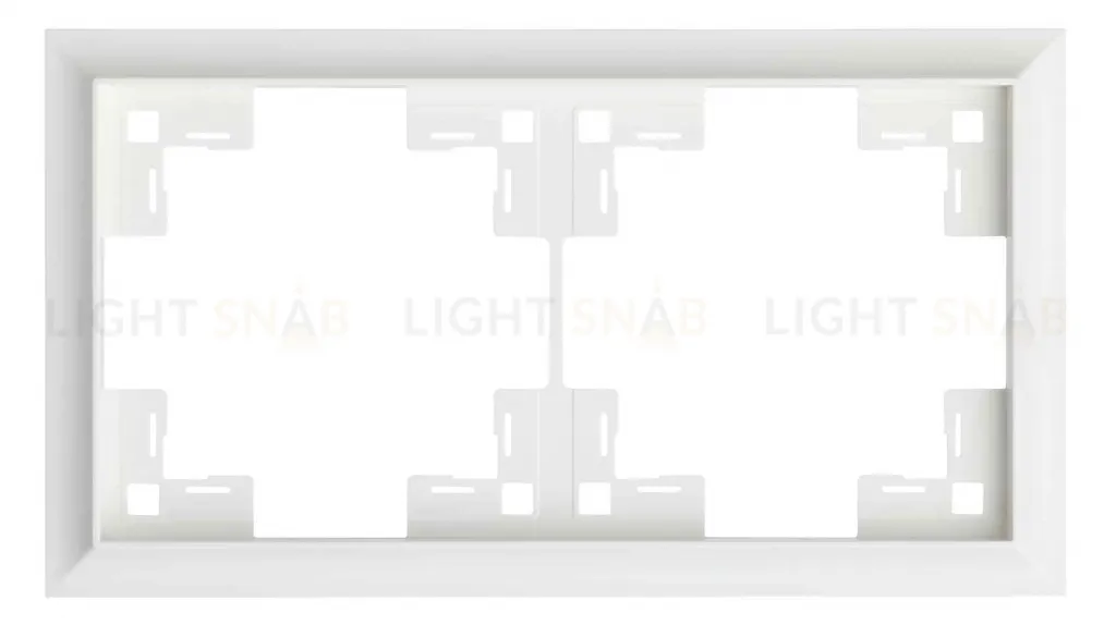 Рамка двойная Rikett Classic белый матовый 35920 MW 35920 MW
