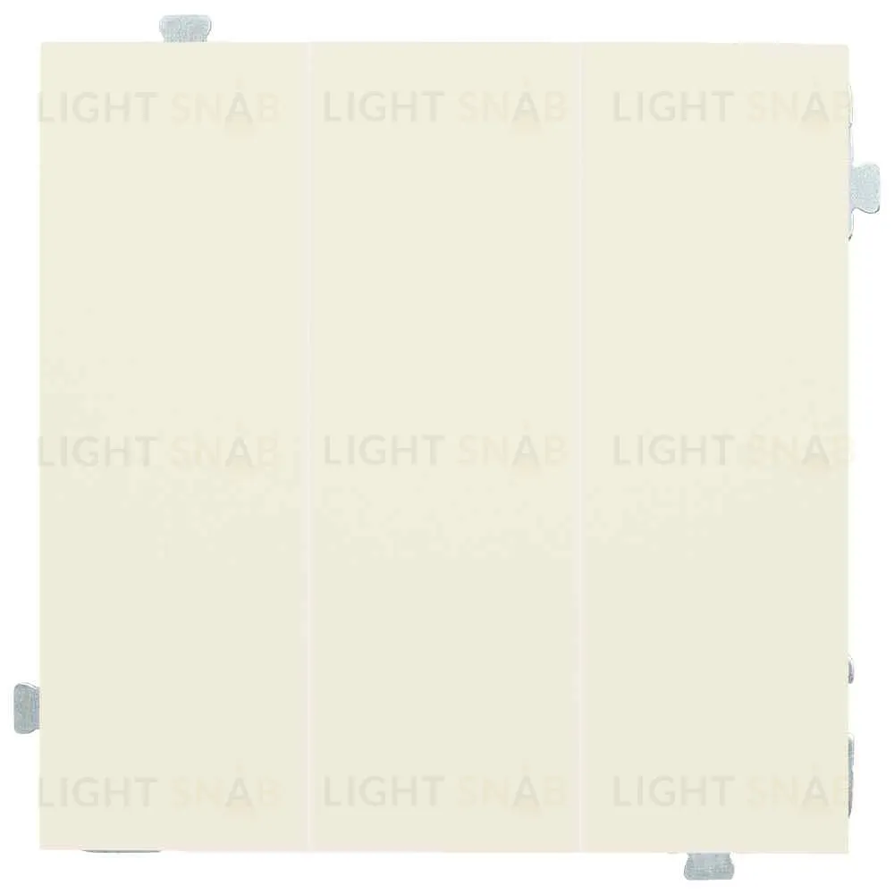 Выключатель трехклавишный Rikett 10A/250В кремовый матовый 32088+35661 MC 32088 + 35661 MC