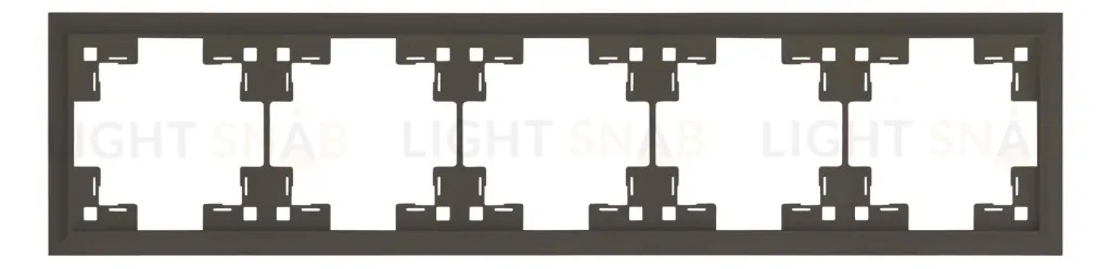 Рамка пятерная Rikett Classic каппучино 35950 CP 35950 CP
